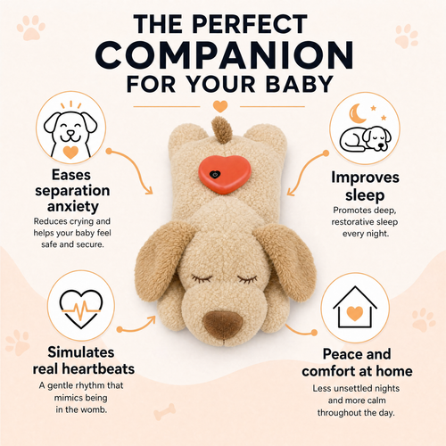Lullapup™ - Calming Heartbeat Plush for Newborns